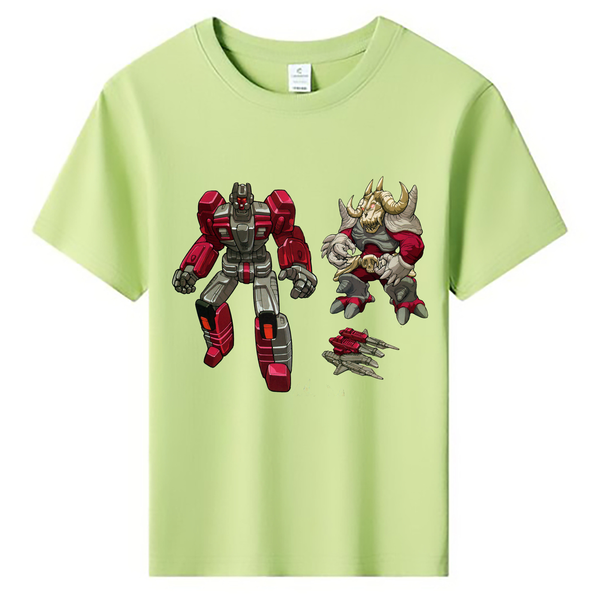 （画像用）  綿100％キッズTシャツ（フロントプリント）